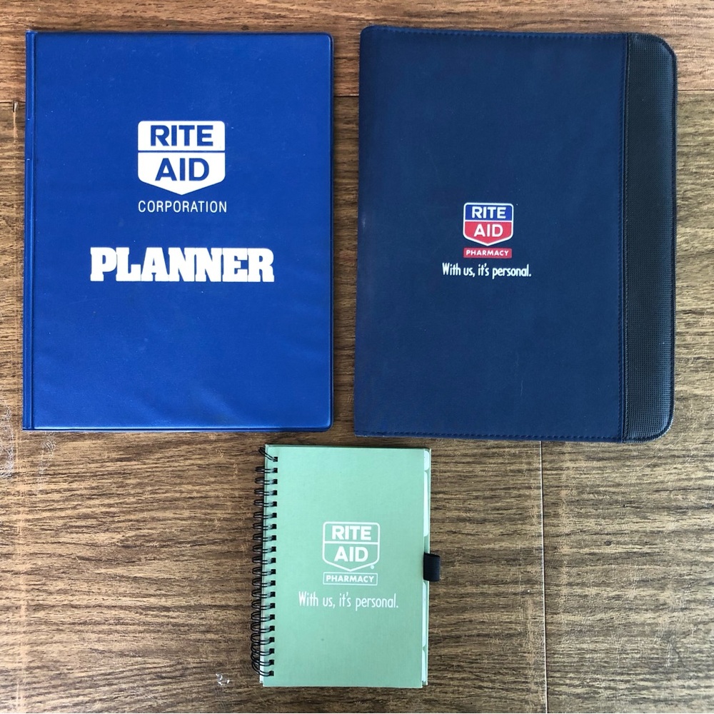 Rite Aid Logo Planners and Notebook